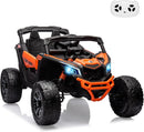 Electric 4-Wheel Drive UTV for Kids - 2-Seater Off-Road Ride-On with Remote Control