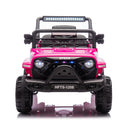 12V Electric Ride-On Toy Truck for Kids with Remote Control and LED Lights