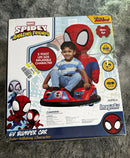 ImaginAir Spider-Man Superheroes 6V Bumper Car for Kids Ages 18 Months to 4 Years