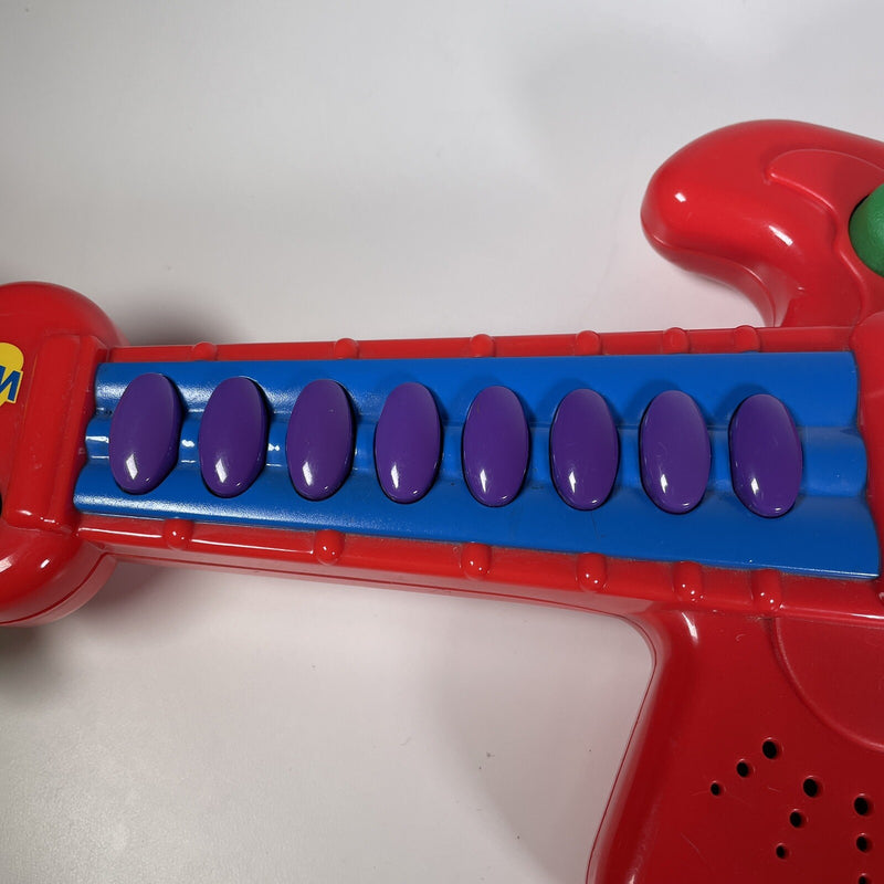 Red Spin Master Musical Guitar Toy 2003