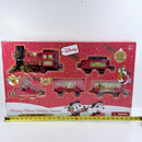 Disney Mickey Mouse Holiday Express 21-Piece Train Set with Lights and Sounds for Christmas