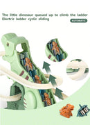 Dinosaur Slide Playset with Self-Climbing Stairs and Illuminating Features