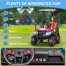 24V Electric 4-Seater Golf Cart for Kids with 4WD