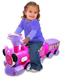 Minnie Mouse Electric Ride-On Train with Track, Storage Compartment, Music, and Lights
