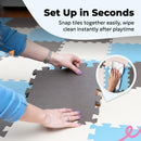 Cozy Foam Play Mat - Versatile Tiles for Crawling and Growth