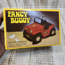 Retro Red Battery-Powered Fancy Buggy Kit with Unused Stickers