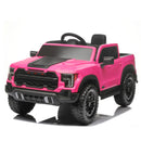 Pink 12V Remote Control Ride-On Car for Kids Ages 3-6 with 4-Wheel Shock Absorption