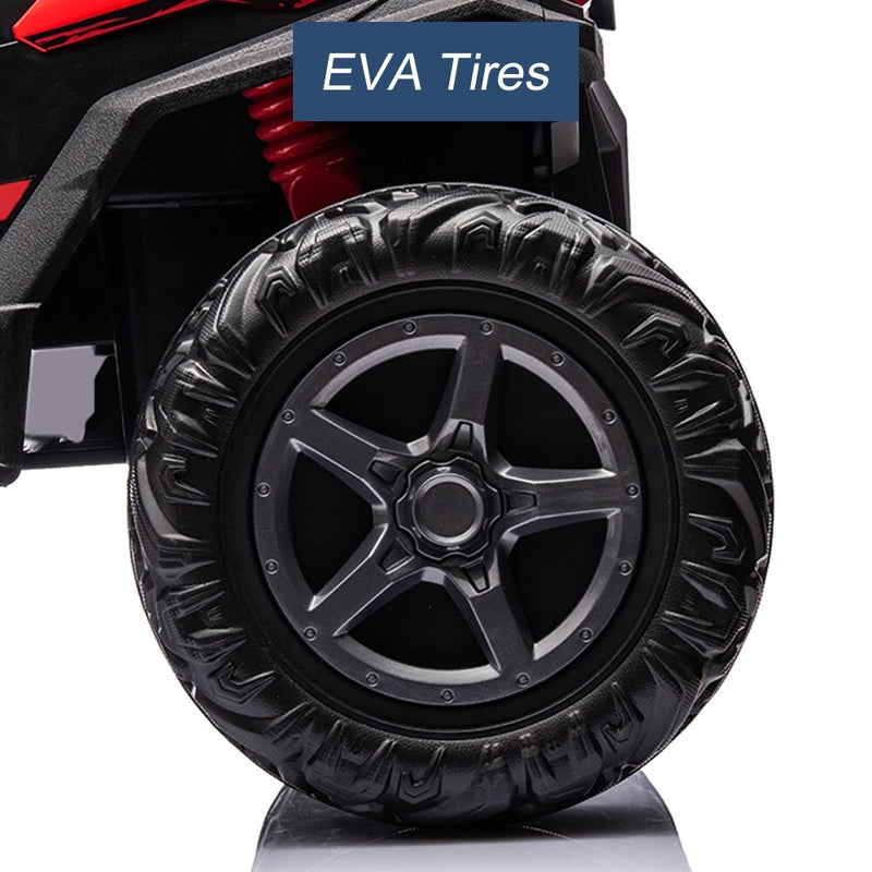 Kids Electric Ride-On UTV Truck 24V with 4WD/2WD and Remote Control Power Wheels