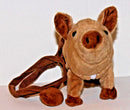 INTERACTIVE BROWN WALKING PIG TOY WITH SOUND - 12" x 8"