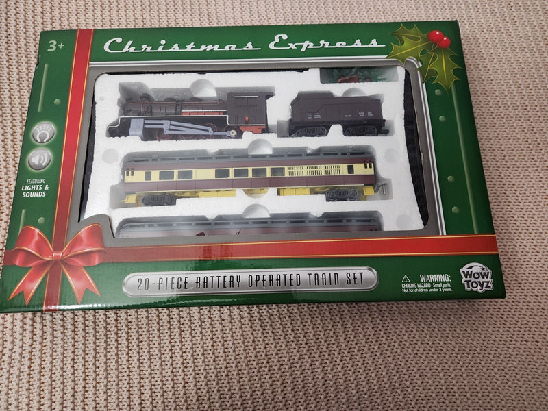20-Piece Battery Operated Classic Train Set with Rails