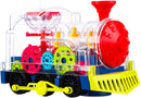 Illuminated Electric Gear Train Playset with Sound and Motion