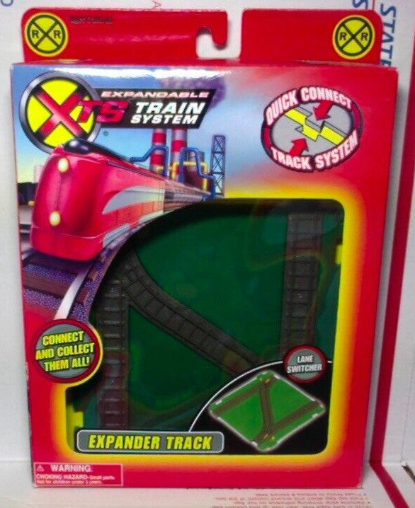 Expandable Train Track System with 11 Track Extenders Set