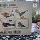 Motion-Activated Blue Jay Bird Toy with Sound and Movement