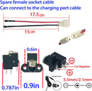 6V, 12V, 24V Round Charging Port for Kids' Power Wheels Electric Ride-Ons
