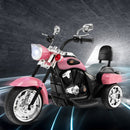 Pink 3-Wheel Chopper Trike for Kids with Headlight and Horn