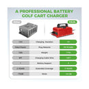 15A Smart 48V Golf Cart Charger for Club Car with Rapid Charging
