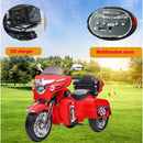 12V Electric Motorcycle Toy for Kids with LED Lights, Music, and Trunk, Ages 3-6