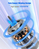 Set of 2 RS550 DC Motors 12V 35000RPM for Enhanced Power Wheel Ride-On Cars