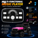 Remote-Controlled Electric Ride-On Car with Swing and Music for Children Aged 3-5