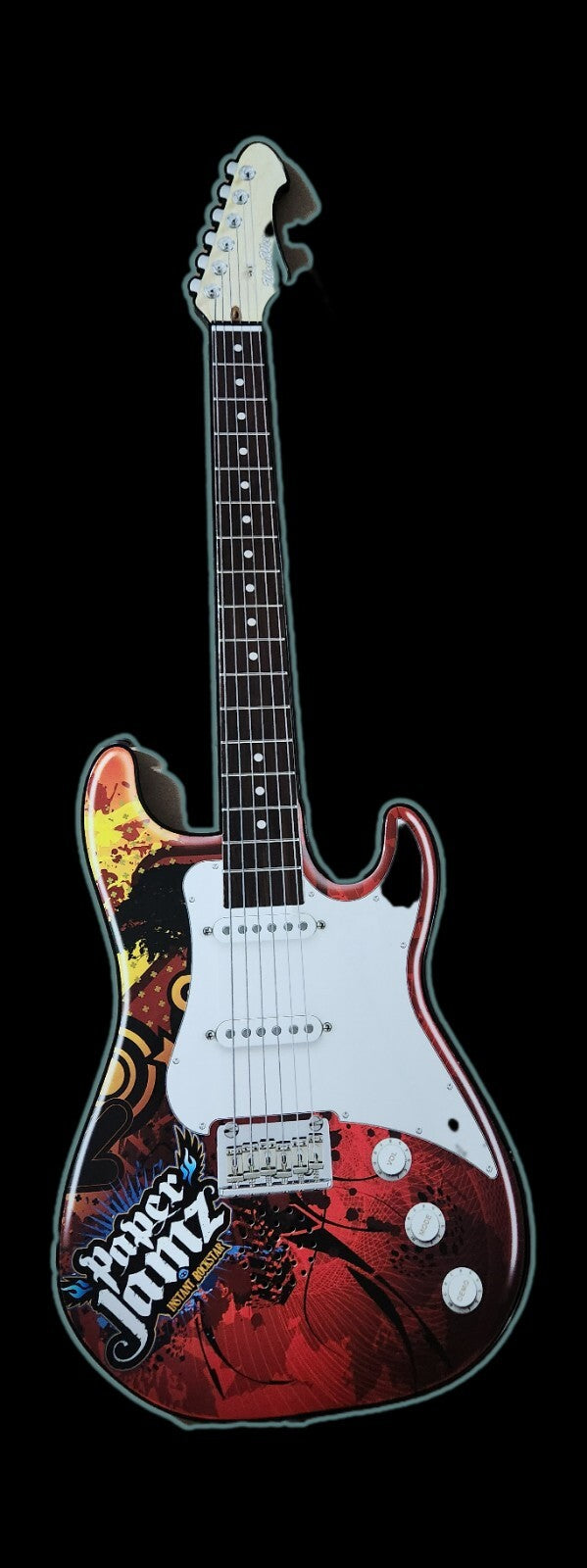 Paper Jamz Series 2 Instant Rock Star Red Guitar Toy