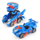 Dinosaur LED Transforming Car Toy for Children Aged 3 and Up