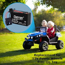 12V Ride-On Toy Battery Pack - 7Ah Replacement Kit with Harness