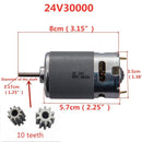 Set of 2 24V 30000RPM Electric Motors for Children's Ride-On Vehicles