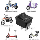 4 Prong On/Off Power Switch for Razor MX500, MX650, MX350, and Dirt Quad
