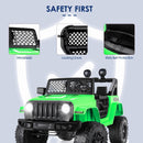 24V Large Kids Electric Ride-On Truck with Parental Remote Control and 2 Seats
