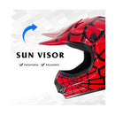 KRN Youth Kids Off-Road ATV Helmet - DOT Certified for Motorcycle and Motocross Adventures