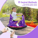 Electric 12V Bumper Car for Toddlers with 360° Spin Feature
