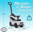 Mercedes G-Wagon Ride-On Stroller for Kids 1-3 with Storage Space