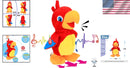 Interactive 8-Inch Plush Talking Parrot Toy for Kids