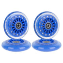 Wiggle Car Wheel Replacement Set - 2 Front & 2 Rear Polyurethane Wheels, ABEC-9