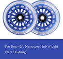 Polyurethane Wheel Upgrade Set for Wiggle Cars and Ride-On Toys (Dark Blue)