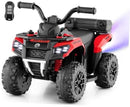 Red 6V Toddler ATV with Remote Control, Spray Feature, and Storage Compartment