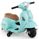 Children's Licensed Vespa Ride-On Motorcycle with LED Headlight and Horn Sound