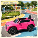Pink 12V Electric Ride-On Car for Girls