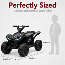 12V Electric 4-Wheel ATV for Kids with Remote Control and LED Music
