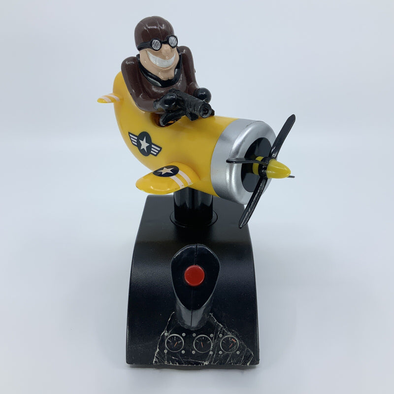 Animatronic Yellow Blaster Fighter Plane Pilot Model – Tested and Functional
