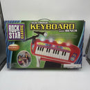 Rock Star Classic Electronic Keyboard Set with Bench and Sing-Along Microphone
