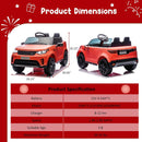 12V Land Rover 2-Seater Electric Ride-On Car for Children with 2.4G Remote Control