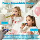 Vibrant 30-Pack Party Blowouts - Fun Squawker Horns for Celebrations