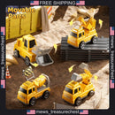 5-in-1 Light and Sound Construction Truck Playset for Kids
