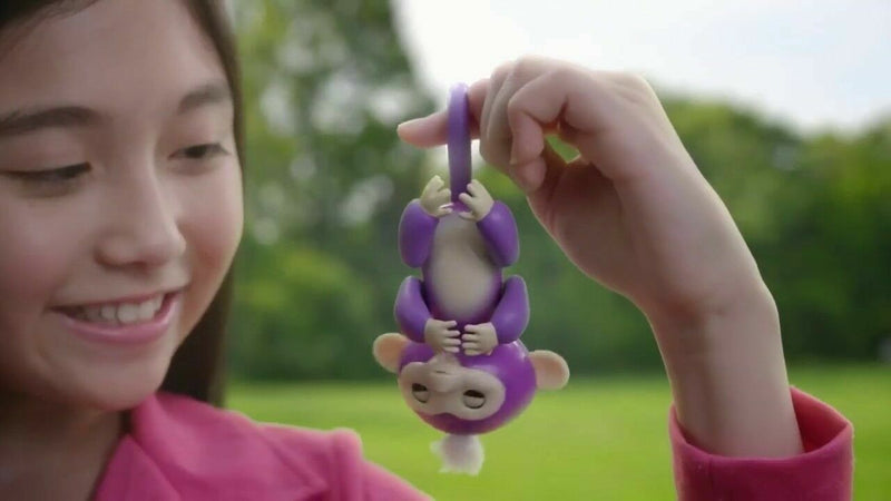 Interactive Baby Monkey Fingerlings Toy in Sealed Pack