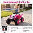 12V Electric Quad Bike for Kids with Music, Lights, USB Port, and Wireless Features