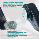 Set of 2 RS550 12V Motors with Steel Gearbox for Kids' Power Wheels
