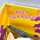 2001 Gemmy Kung Fu Fighting Hamster with Nunchucks in Black Gi