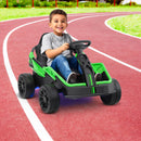 Electric UTV for Older Kids 12V Battery Powered Ride-On with Remote Control in Green