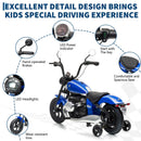 Kids 24V Electric Dirt Bike with Training Wheels and 200W Motor for 45 Minutes of Fun